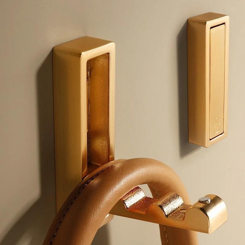 Harrow Folding Wall Hooks Full Metal Minimalist Space-Saving Coat and Bag Hangers