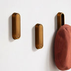 Harrow Folding Wall Hooks Full Metal Minimalist Space-Saving Coat and Bag Hangers