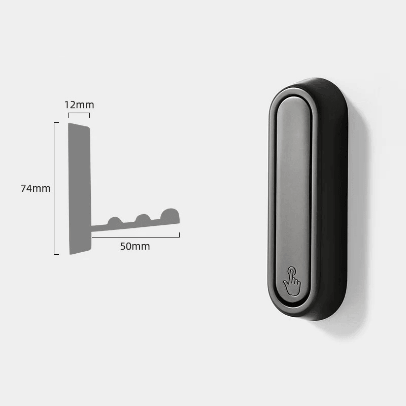 Harrow Folding Wall Hooks Full Metal Minimalist Space-Saving Coat and Bag Hangers