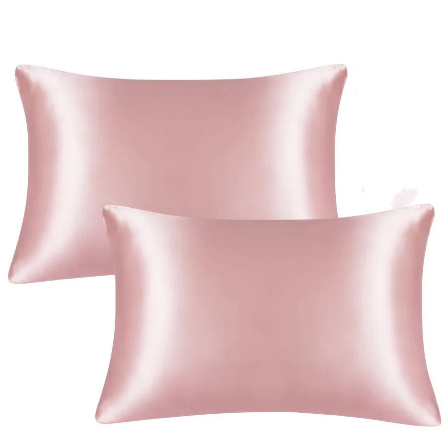 Glossnight Satin Pillowcase for Hair and Skin Care Smooth Polyester Fiber Soft Sleep Surface