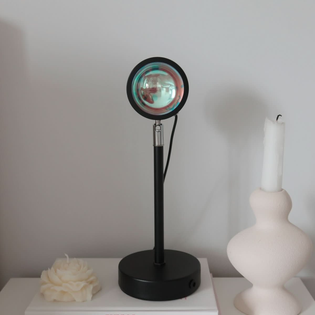 Sunset Projection Lamp LED Ambient Light with 16 Colors and Adjustable 180° Rotatable Head USB Powered