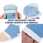 Heel Support Socks with Gel Insert for Foot Pain Relief and Heel Spur Cushioning, 1 Pair