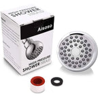 High Pressure Showerhead 3 Inch Anti-Clog Anti-Leak Brass Adjustable Swivel Ball Joint Chrome