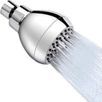 High Pressure Showerhead 3 Inch Anti-Clog Anti-Leak Brass Adjustable Swivel Ball Joint Chrome