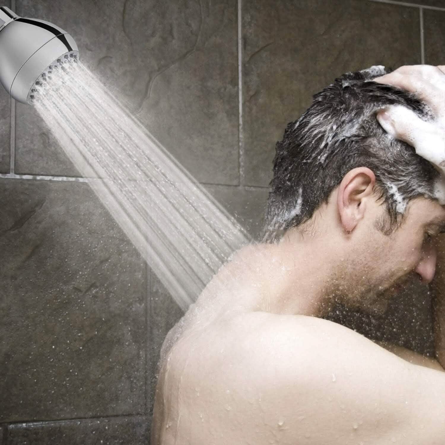 High Pressure Showerhead 3 Inch Anti-Clog Anti-Leak Brass Adjustable Swivel Ball Joint Chrome