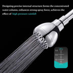 High Pressure Showerhead 3 Inch Anti-Clog Anti-Leak Brass Adjustable Swivel Ball Joint Chrome