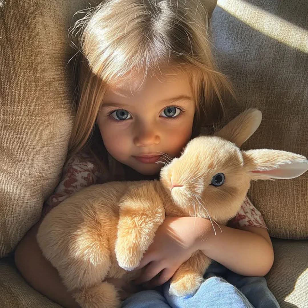 Animated Plush Bunny Toy for Kids Interactive Hopping Rabbit with Nose Twitching and Sounds 15cm Soft Fabric