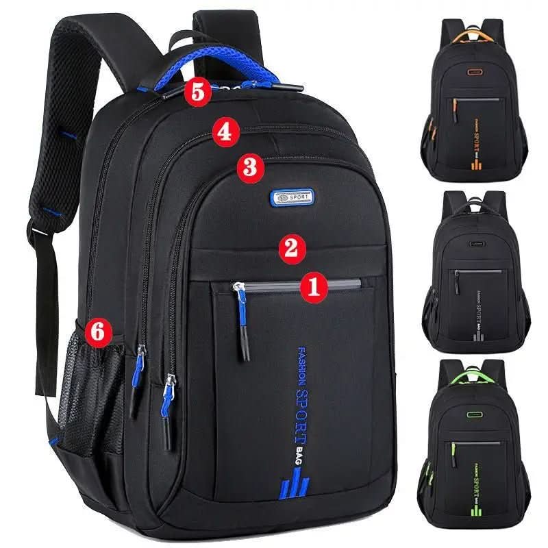 Waterproof Oxford Men's Backpack for Work Travel Commuting Laptop Bag 45x30x15 cm