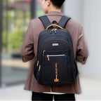 Waterproof Oxford Men's Backpack for Work Travel Commuting Laptop Bag 45x30x15 cm