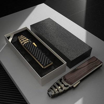 Adjustable Blue Flame Torch Lighter Refillable Butane Windproof for Kitchen Outdoor Use