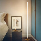 Lightmoon Modern LED Floor Lamp Aluminum Minimalist Moon Phase Design