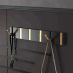 Stainless Steel Foldable Wall Hooks Space-Saving Collapsible Hook Strip for Bathroom and Living Spaces