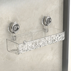 Corner Shower Caddy with Suction Cups Two-Tier Waterproof Bathroom Shelf Organizer