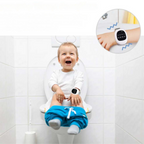 Wireless Bedwetting Alarm for Kids with Vibration Sensor and Remote Receiver White