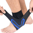 Ankle X-Wrap Compression Sleeve Support Brace for Plantar Fasciitis and Ankle Stability, Black or Beige, One Size