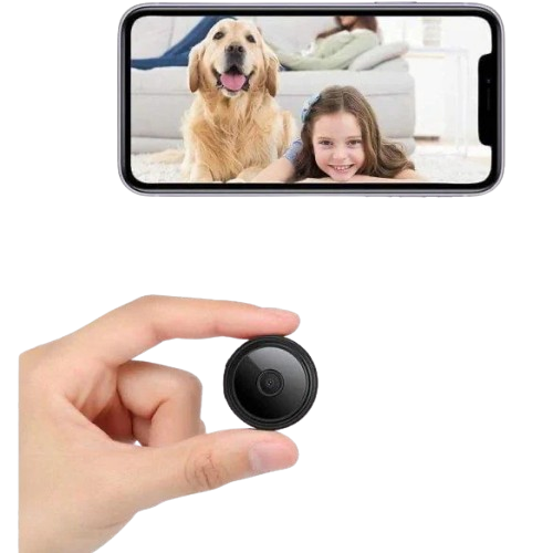 Mini Wireless Magnetic Camera 1080P HD with Audio, Night Vision, Motion Detection, and Live Mobile Feed