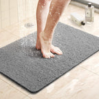 Non-Slip Shower Mat Soft Fabric Quick Drainage Customizable Size Machine Washable