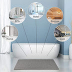 Non-Slip Shower Mat Soft Fabric Quick Drainage Customizable Size Machine Washable