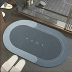 Super Absorbent Non-Slip Bath Mat Fast Drying Mold Resistant Bathroom Rug Durable Design