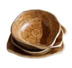 Harrow Teak Root Wood Serving Bowl 30cm Handcrafted Decorative Fruit Bowl