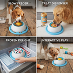 Interactive Lick Mat Slow Feeder Dog Toy for Anxiety Relief and Mental Enrichment