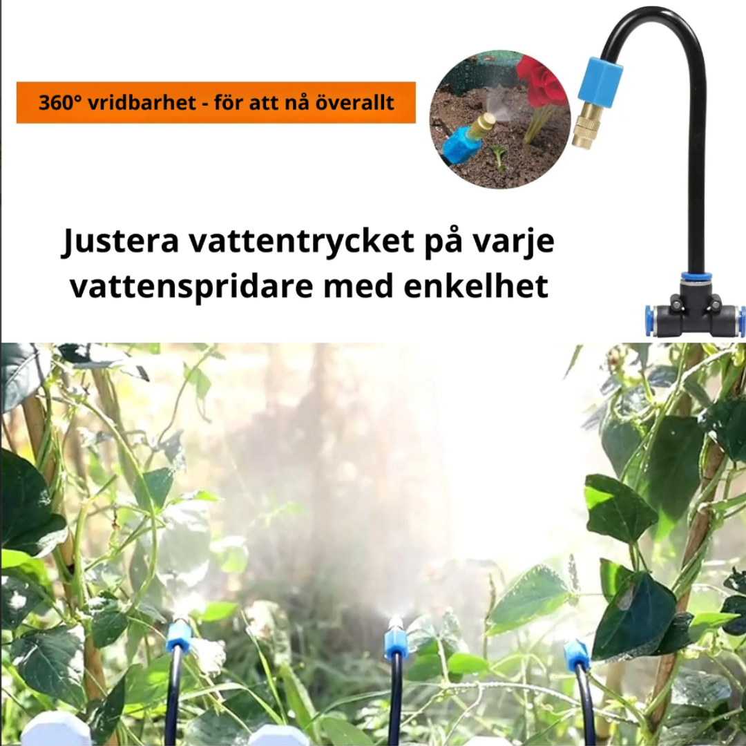 Irrigation System with Smart Timer Automated Garden Watering Efficient Water-Saving Outdoor Hose Attachment