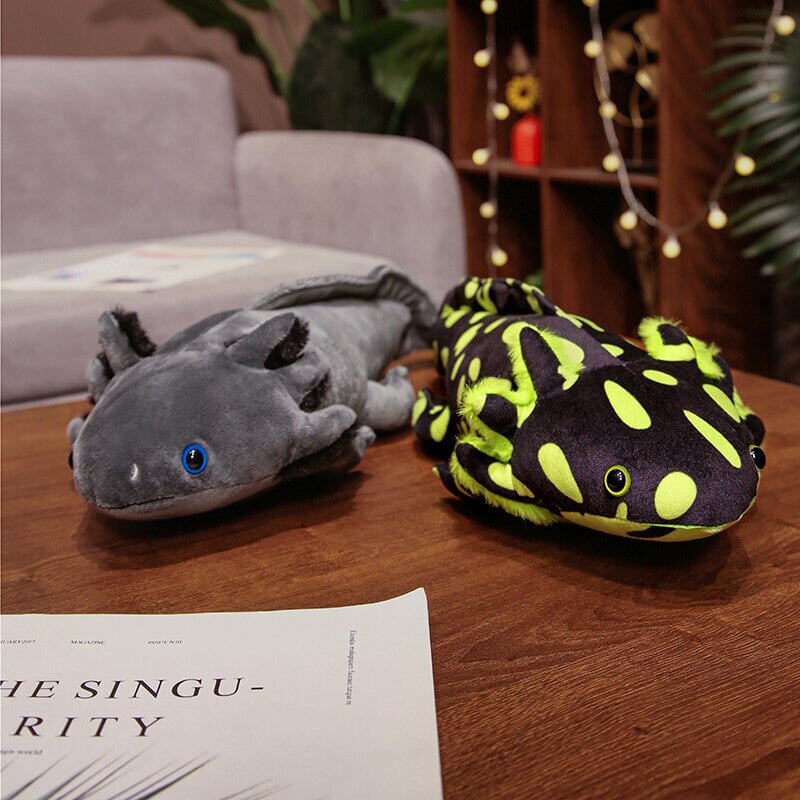 Kawaii Colorful Axolotl Plushie Soft Stuffed Animal Toy 2 Sizes 6 Colors