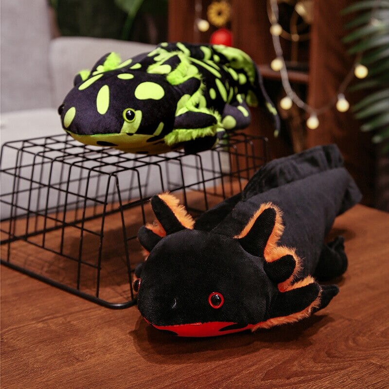Kawaii Colorful Axolotl Plushie Soft Stuffed Animal Toy 2 Sizes 6 Colors