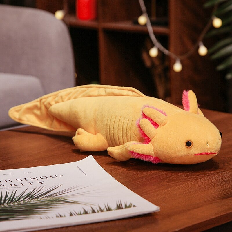 Kawaii Colorful Axolotl Plushie Soft Stuffed Animal Toy 2 Sizes 6 Colors