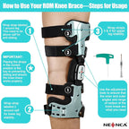 Knee Brace for Osteoarthritis Support with Medial and Lateral Stability Unloader Design