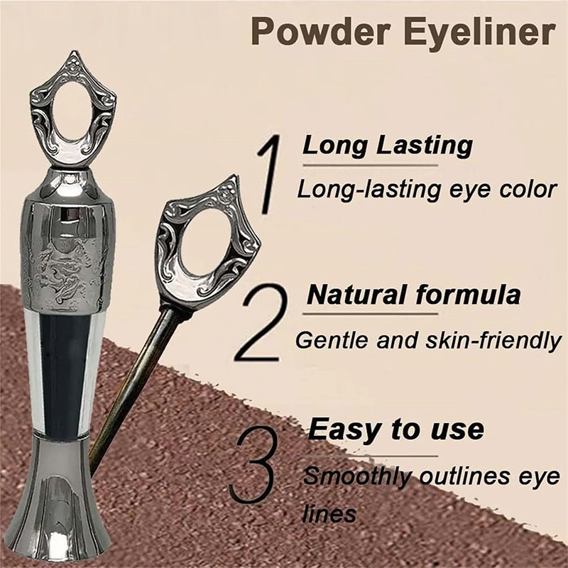 Handmade Natural Powder Eyeliner Long-Lasting Smudge-Proof Soft Creamy Texture 2g