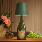 Lumi’Bouteille Wireless Bottle Lamp USB-C Rechargeable Touch Brightness Upcycled Bottle Light Indoor Outdoor
