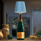Lumi’Bouteille Wireless Bottle Lamp USB-C Rechargeable Touch Brightness Upcycled Bottle Light Indoor Outdoor