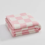 Plaid Blanket Soft Checkered Pattern Cozy Throw for Living Room Bedroom and Picnic Use