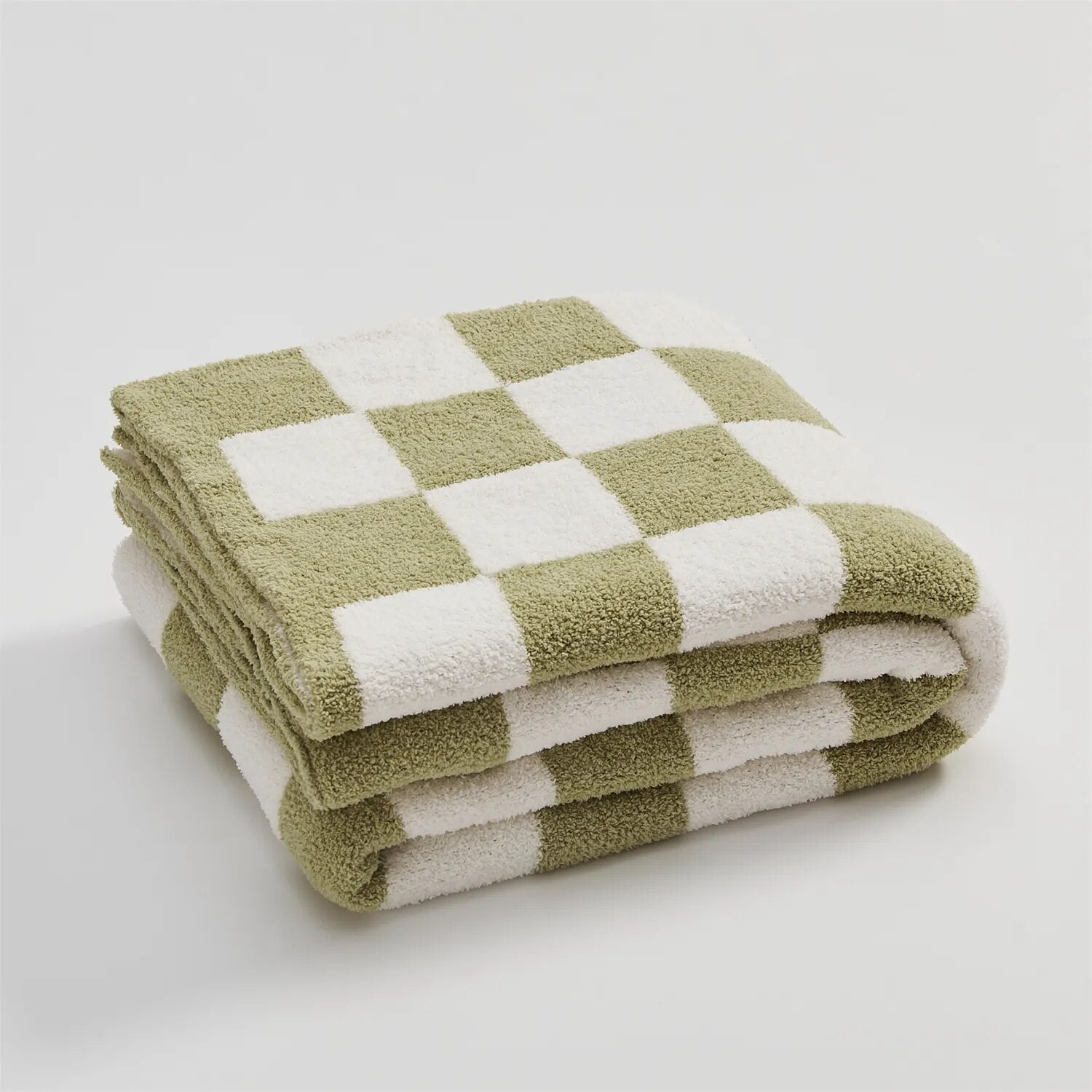 Plaid Blanket Soft Checkered Pattern Cozy Throw for Living Room Bedroom and Picnic Use