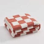 Plaid Blanket Soft Checkered Pattern Cozy Throw for Living Room Bedroom and Outdoor Use