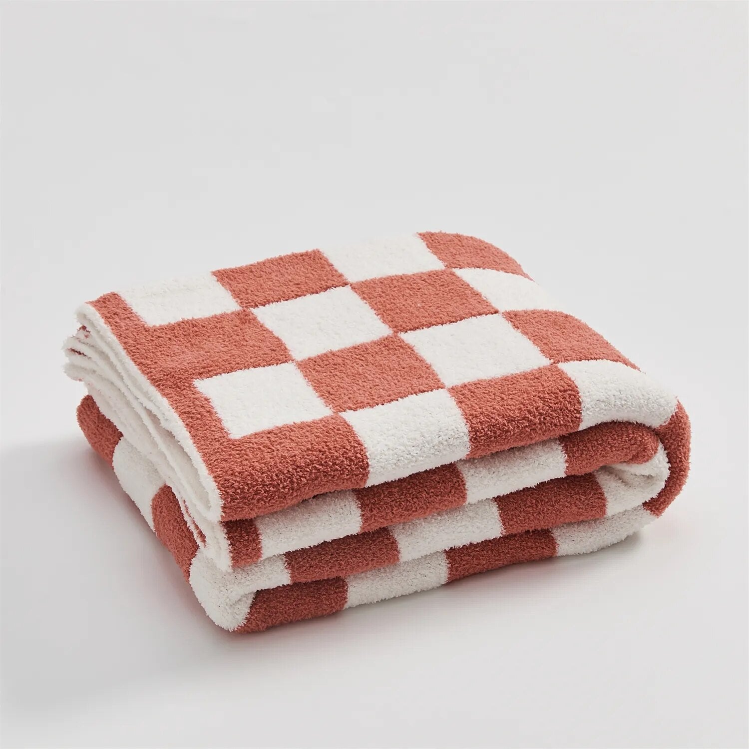 Plaid Blanket Soft Checkered Pattern Cozy Throw for Living Room Bedroom and Picnic Use