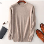 Men's Cashmere Sweater Soft Warm Knitwear Classic Fit Casual and Office Wear