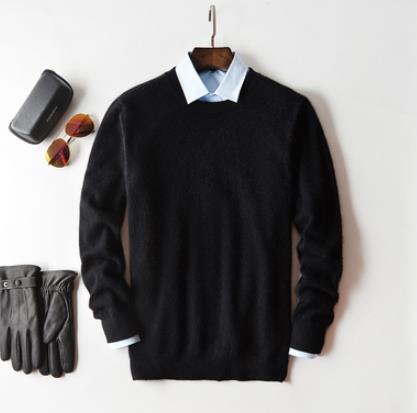 Men's Cashmere Sweater Soft Warm Knitwear Classic Fit Casual and Office Wear
