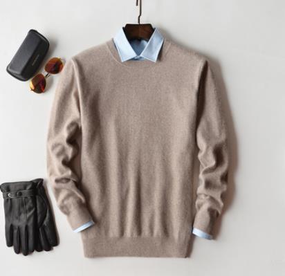 Men's Cashmere Sweater Soft Warm Knitwear Classic Fit Casual and Office Wear