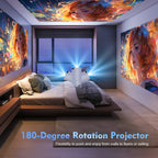 Magcubic HY300 Pro 4K Projector Android 11 Dual WiFi6 Bluetooth 5.0 260 ANSI Lumens Outdoor Home Theater