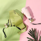Foldable Mini Umbrella Compact UV Protection Wind Resistant Lightweight Portable 19cm