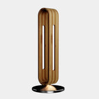 Headphone Stand Wood and Metal Desk Organizer Holder for Headphones