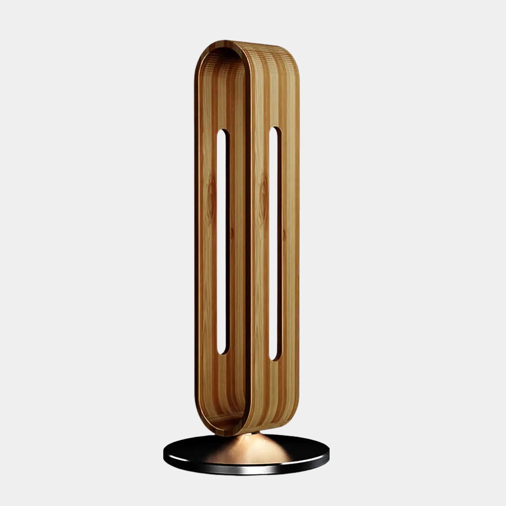 Headphone Stand Wood and Metal Desk Organizer Holder for Headphones