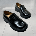 Men's Split Toe Dress Shoes Thick Sole Comfortable Durable Casual Formal Footwear