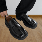 Men's Split Toe Dress Shoes Thick Sole Comfortable Durable Casual Formal Footwear