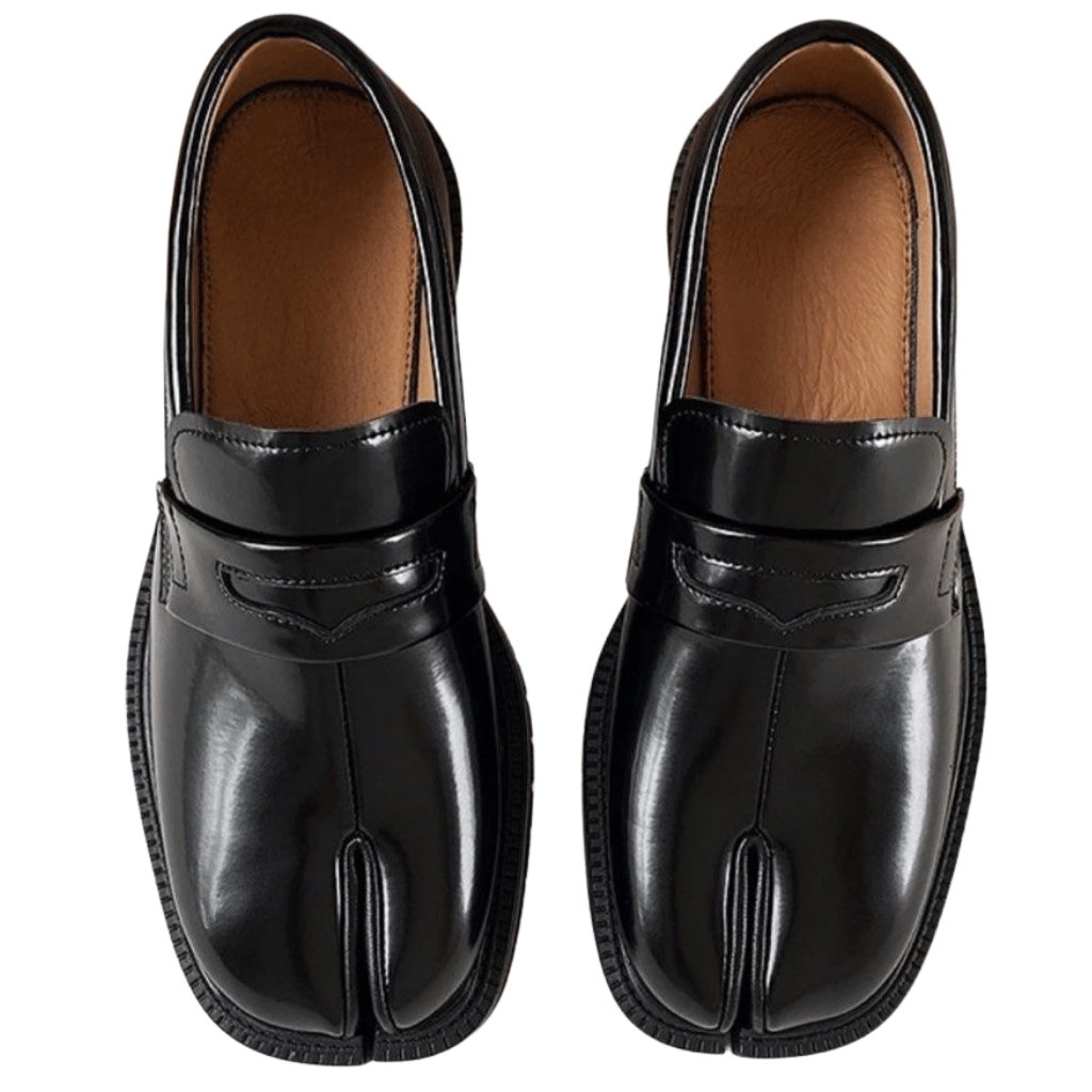Men's Split Toe Dress Shoes Thick Sole Comfortable Durable Casual Formal Footwear