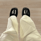 Men's Split Toe Dress Shoes Thick Sole Comfortable Durable Casual Formal Footwear