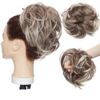 Messy Bun Hair Crunchie Heat-Resistant Synthetic Fiber Hair Scrunchie for Easy Updo and Secure Fit