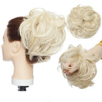 Messy Bun Hair Crunchie Heat-Resistant Synthetic Fiber Hair Scrunchie for Easy Updo and Secure Fit